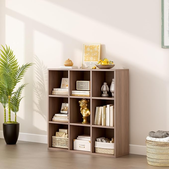 9-Cube Storage Shelf Bookcase - Image 5