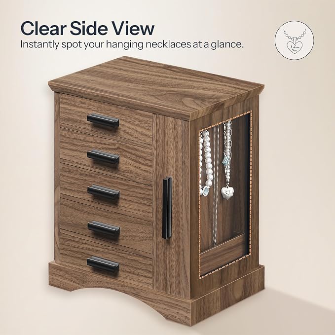 HOOBRO Jewelry Box for Women, Jewelry Organizer - Image 7