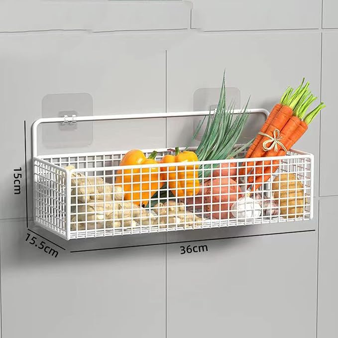 Hanging Wall Basket for Organizing, Wire Basket for Storage Pantry - Image 3