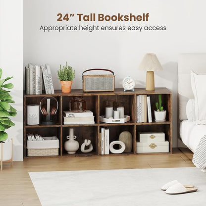 Giantex 8-Cube Bookcase, Floor Standing Bookshelf - Image 5