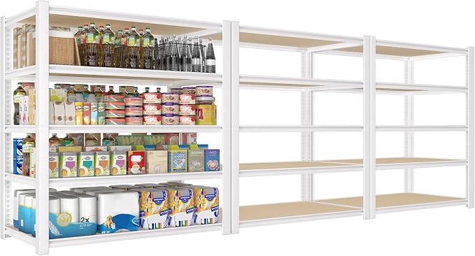 PrimeZone 3 Packs 36" W x 16" D x 72" H Closet Storage Shelves by PrimeZone