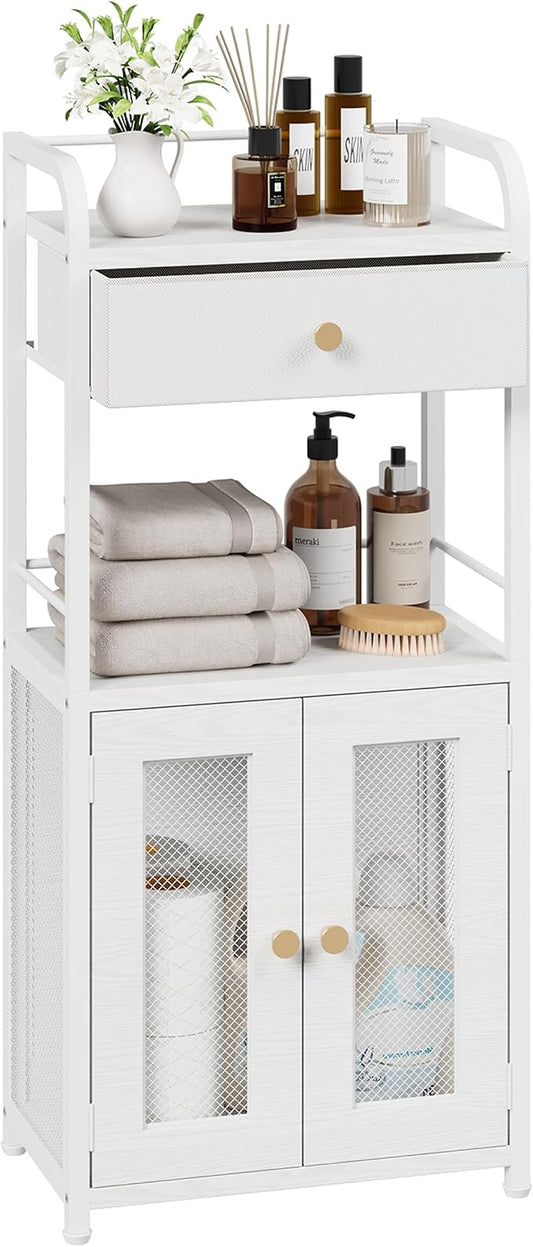 SWTYMIKI 14.57"x32.28" Bathroom Storage Cabinet – Freestanding Toilet Paper by SwtyMiki-TidyHomeSweetLife