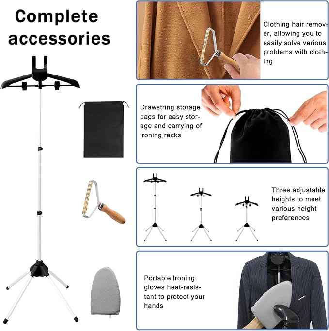 Garment Steamer Stand Rack for Clothes - Image 8