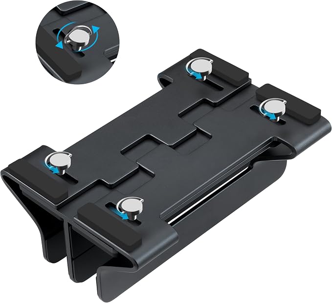 Aluminum Dual Vertical Laptop Stand Dock Holder, Supports 2 Devices, Adjustable - Image 3
