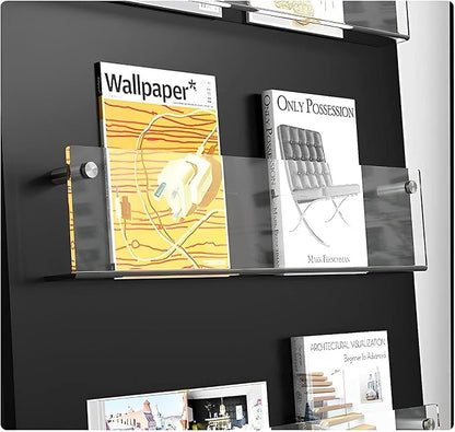 ROYALITA 2-Pack Acrylic Magazine Holder Brochure Holder, Fashion Hanging - Image 5