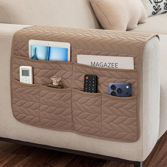 Remote Control Holder for Armchair, Couch Caddy Organizer TV Remote Holder for by DECKALY