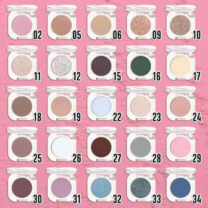 Pink Single Shimmer Eyeshadow Makeup, Neutral Powde Eye Shadow - Image 3