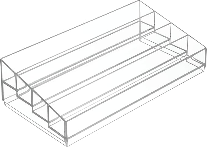 iDesign Tiered Cosmetics & Nail Polish Organizer, The Clarity Collection – by iDesign