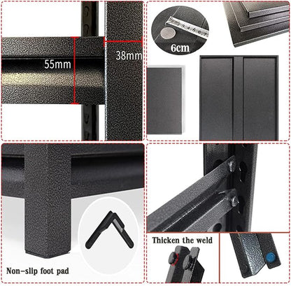 3-Shelf Adjustable Kitchen Storage Rack Unit, Space-Saving Shelf - Image 7