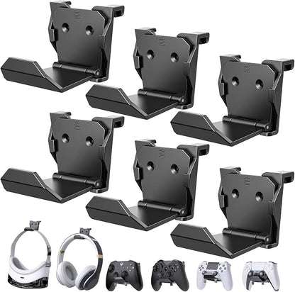 Controller Wall Mount for PS5/PS4/Xbox/Switch Controller, Adhesive PS5 Headset by Hollabudz