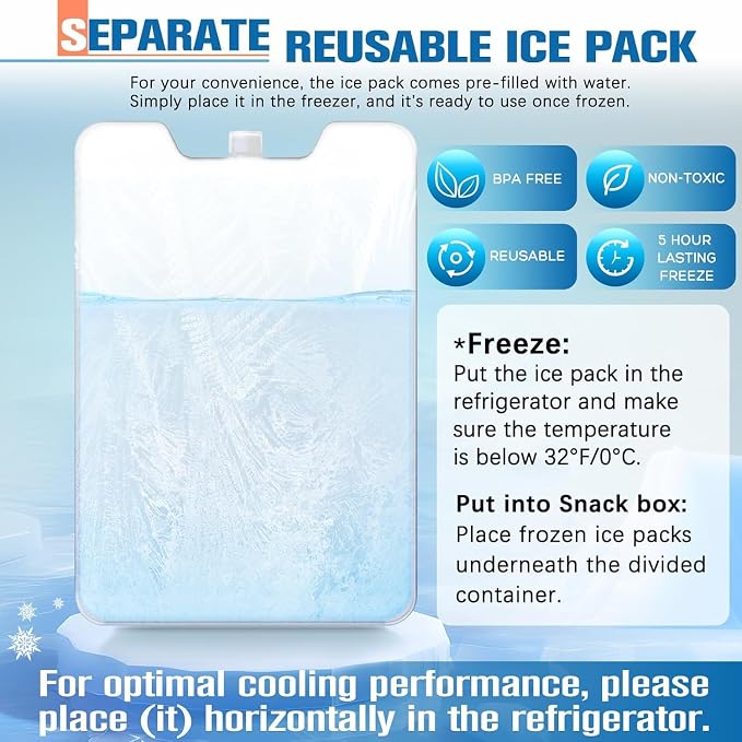 Chilled Portable Snackle Box Container, Beach Essentials - Image 4
