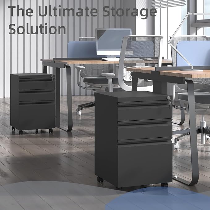 Filing Cabinets for Home Office, Mobile File Cabinet - Image 5