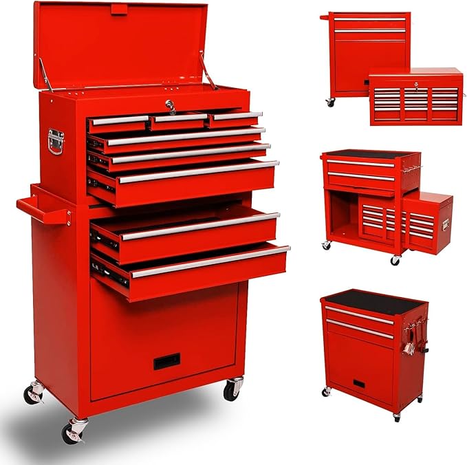 8-Drawer High Capacity Rolling Tool Box by Thechoiceofanewgeneration