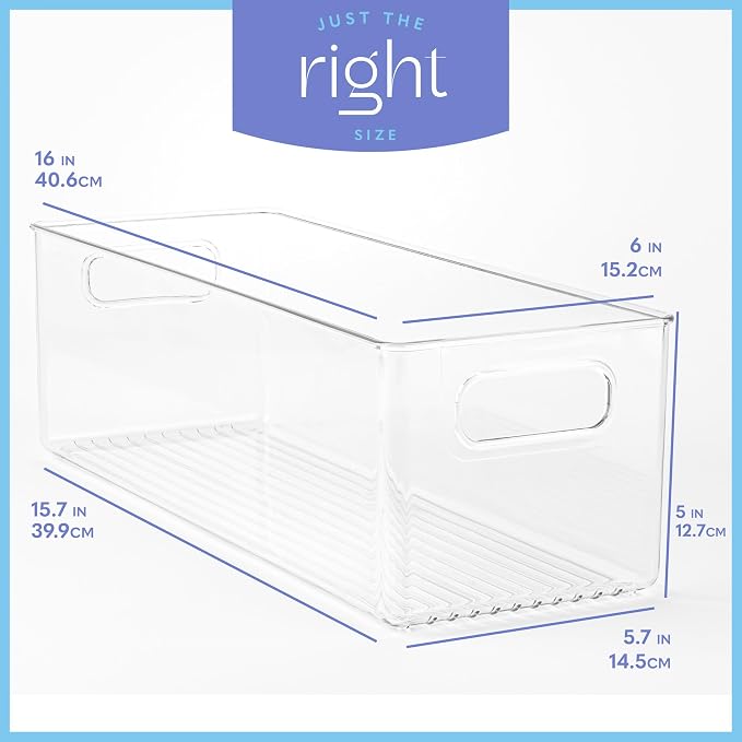 primebox Plastic Food Storage Clear Container Bin - Image 3