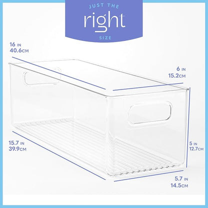 primebox Plastic Food Storage Clear Container Bin - Image 3