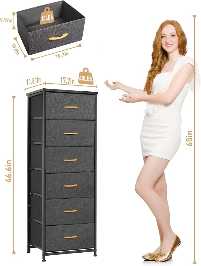 Mifuro Tall Dresser for Bedroom - Image 3