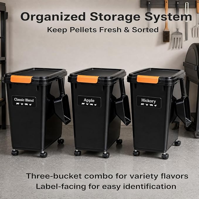 3 Sets 22lb Dog Food Storage Container - Image 5