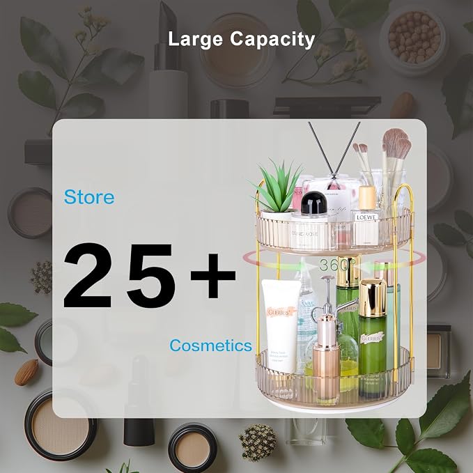 360 Rotating Makeup Organizer - Image 6