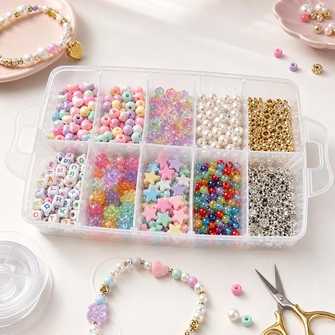 Guyuyii 3-Tier Stackable Bead Organizer - Image 4