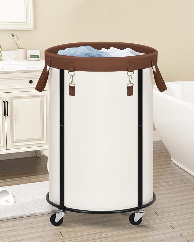 STORAGE MANIAC Rolling Laundry Hamper - Image 6