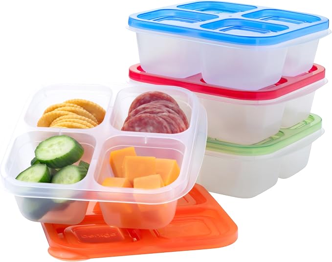 Bentgo Easyboxes 4-Compartment Snack Containers by Unknown