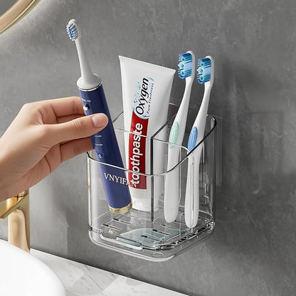 Toothbrush Holders for Bathrooms, 3 Slots Detachable Electric Toothbrush Holder by VNYIFAN