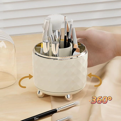 360° Rotating Makeup Organizer, Spinning Cosmetic Storage Tower - Image 8