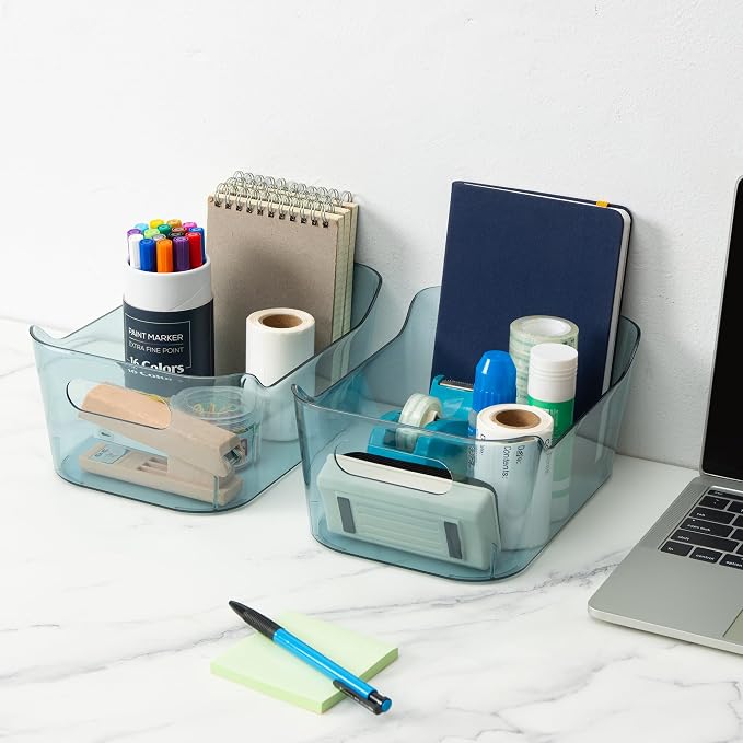 Tiawudi 8 Pack Plastic Storage Bins, Home Edit and Cabinet Organizers - Image 4