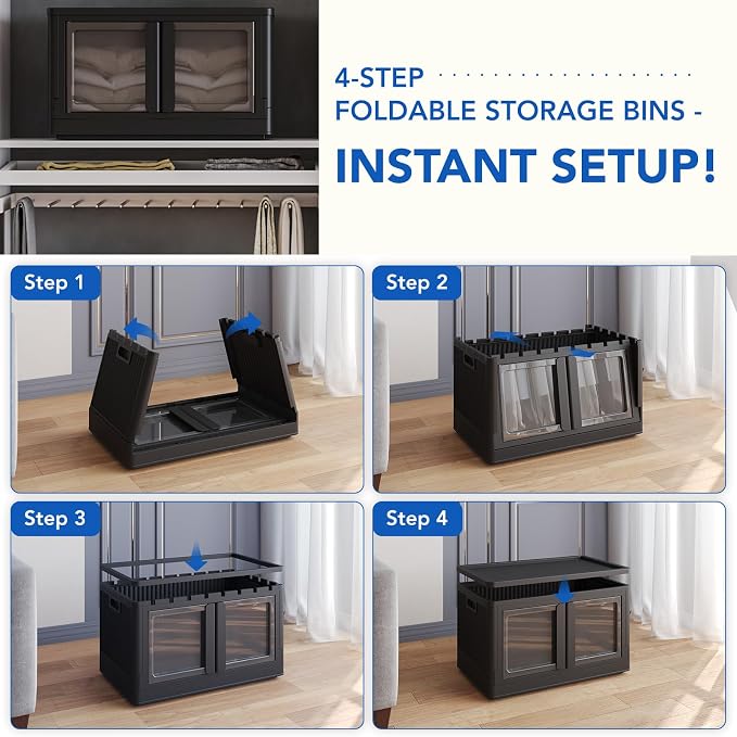 FLEXIMOUNTS 150 QT Stackable Storage Bins - Image 9