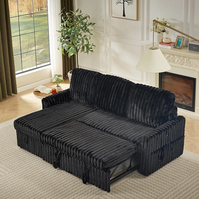 KCGKCG Sleeper Sofa Bed, 81” Pull Out Couch Bed - Image 9