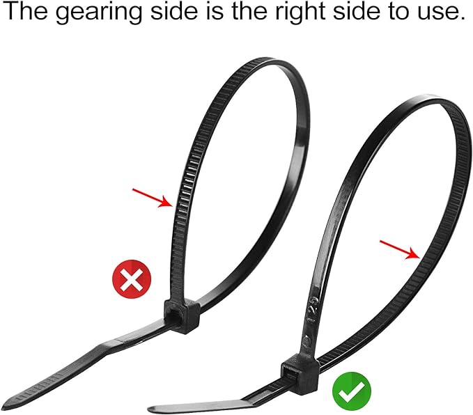XHF 3/4" Strong Back-Glue Self Adhesive Black Cable Zip Tie Mounts 100pcs - Image 3