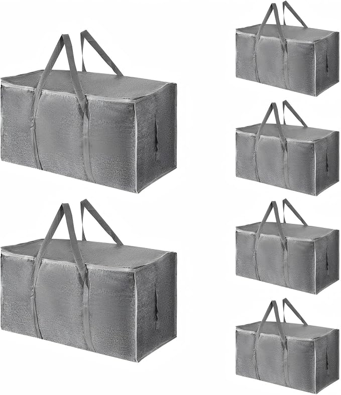 6 Pack-Extra Large Heavy Duty Moving Bags by Unknown