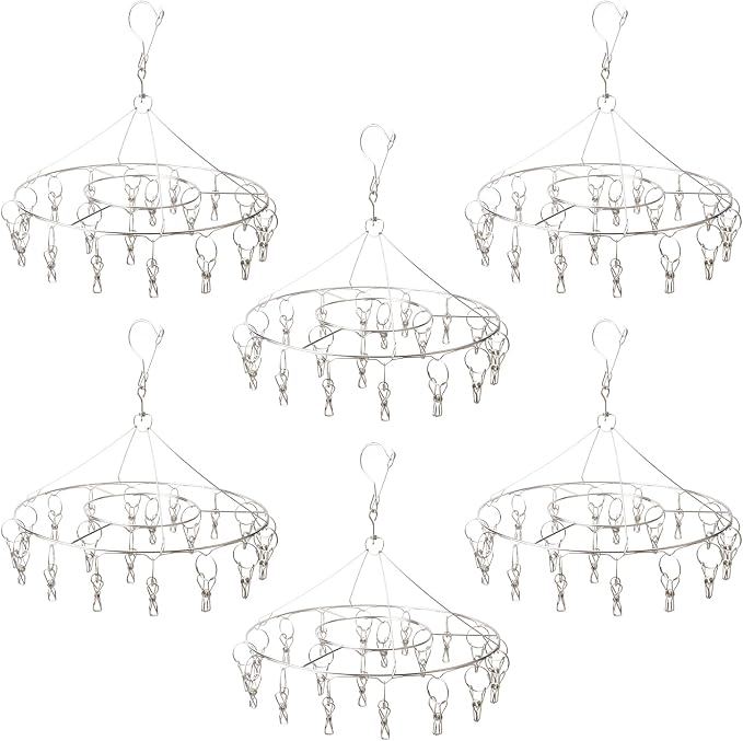6 Pack 13 inch Round Stainless Steel Drying Rack by Unknown