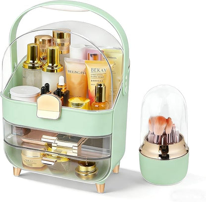 Makeup Organizer with Drawers-Cosmetic Display Case by Mikoy