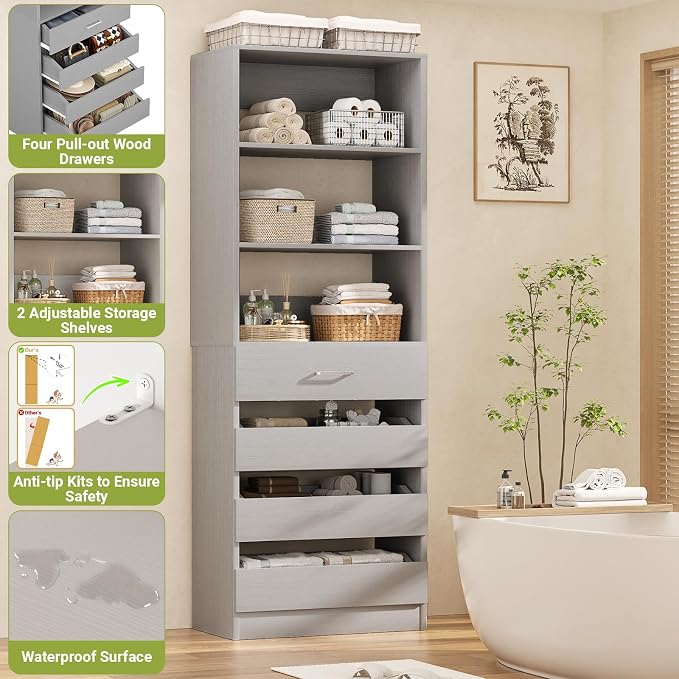 Aheaplus 21.3" Closet System - Image 5