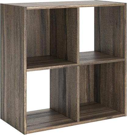 Signature Design by Ashley Shallifer 4 Cube Storage Organizer or Bookcase by SignatureDesignbyAshley