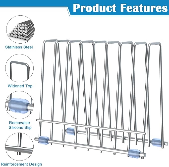 IDEATECH 2 Pack Reusable Storage Bags Rack, Drying Rack - Image 6