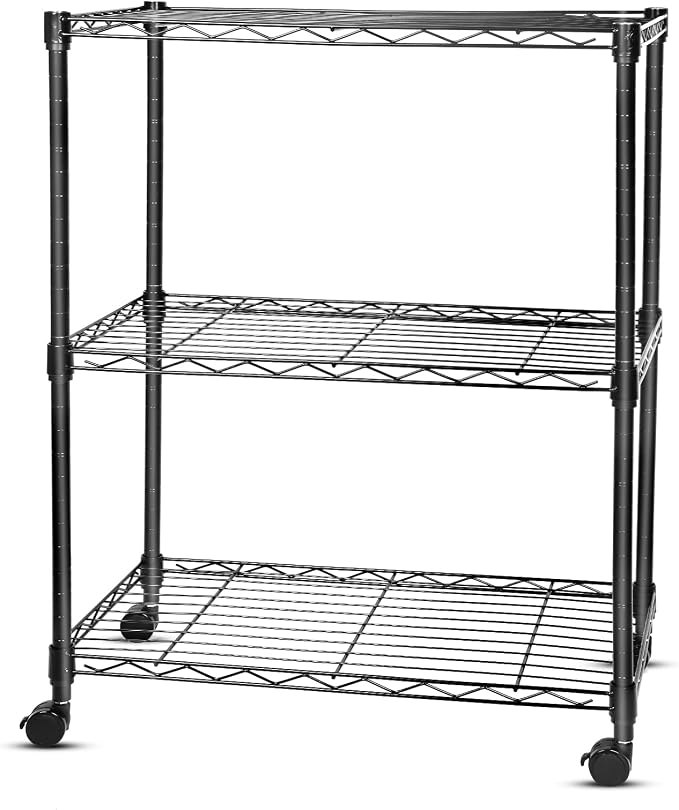 Whitmor 3 Tier Storage Shelves, Heavy Duty by Whitmor