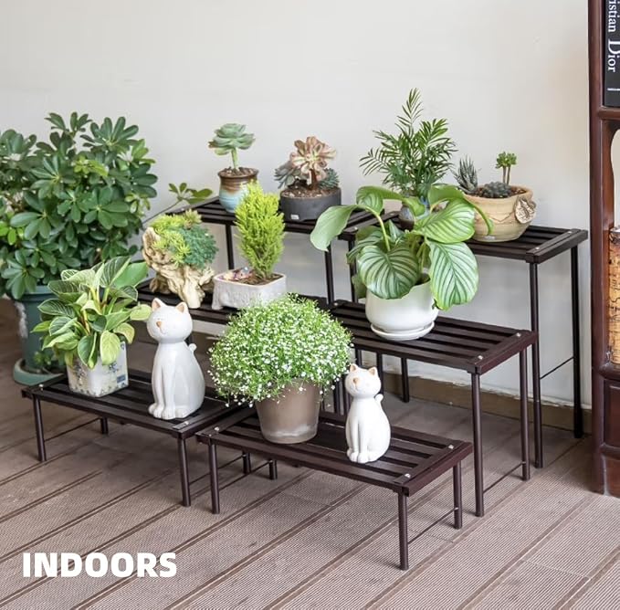 Metal Plant Stand, Rust-proof Aluminum Flower Pot Stand, Plants Display Stands - Image 7