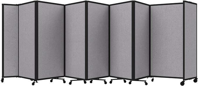 Versare Room Divider 360 Portable Wall Partition | Folding Panels | Large by VERSARE