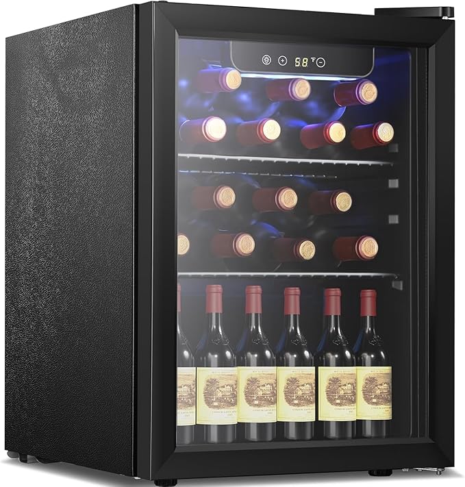 Antarctic Star Wine Cooler, Beverage Refrigerator, 16 Bottle 68 Can by AntarcticStar