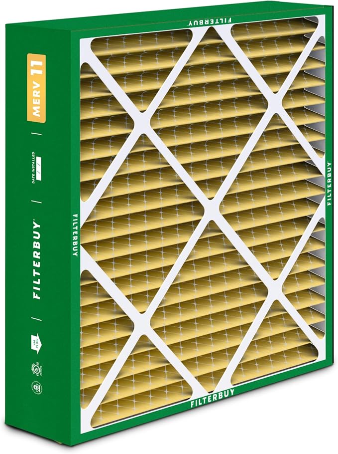 Filterbuy 20x20x5 Air Filter MERV 11 Superior Pet & Allergy Defense, Pleated - Image 9