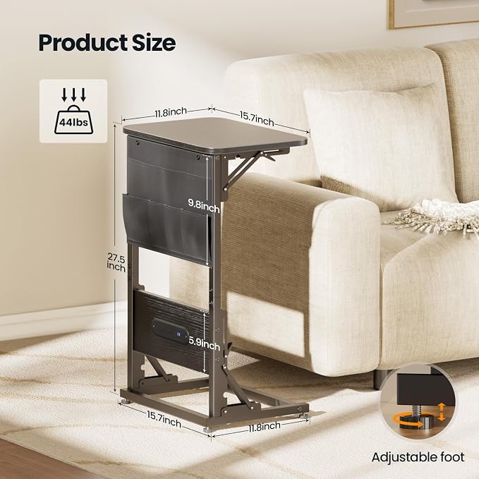 HLDIRECT C Shaped End Table - Image 3