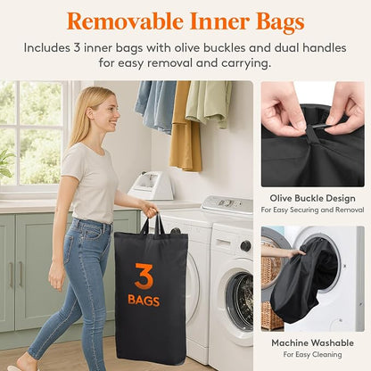 Lifewit 165L Large Laundry Basket - Image 6