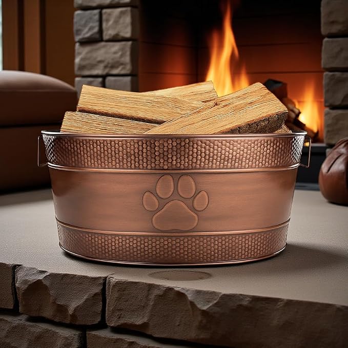 BREKX 25-Quart Tub for Firewood Storage Rack Log Holder - Image 7