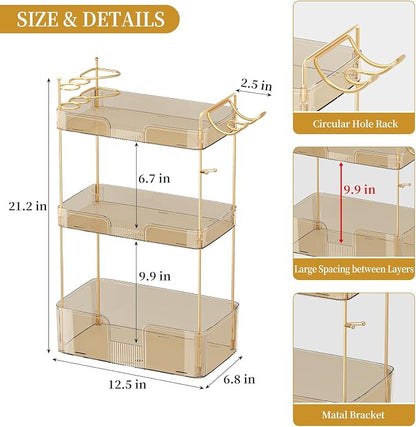 Bathroom Counter Organizer for Vanity, Makeup Organizer Countertop - Image 2