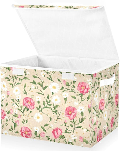 Storage Bins with Lids Storage Containers Storage Box with Handles Storage - Image 2