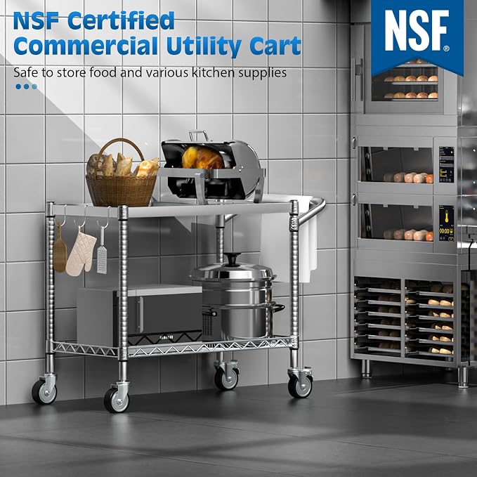 Leteuke 2 Tier Utility Tool Cart - Image 2