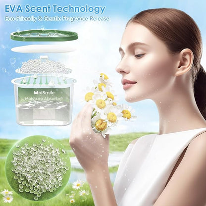 Moisture Absorbers 12 Pack, Fresh Fragrance Closet Dehumidifier - Image 7