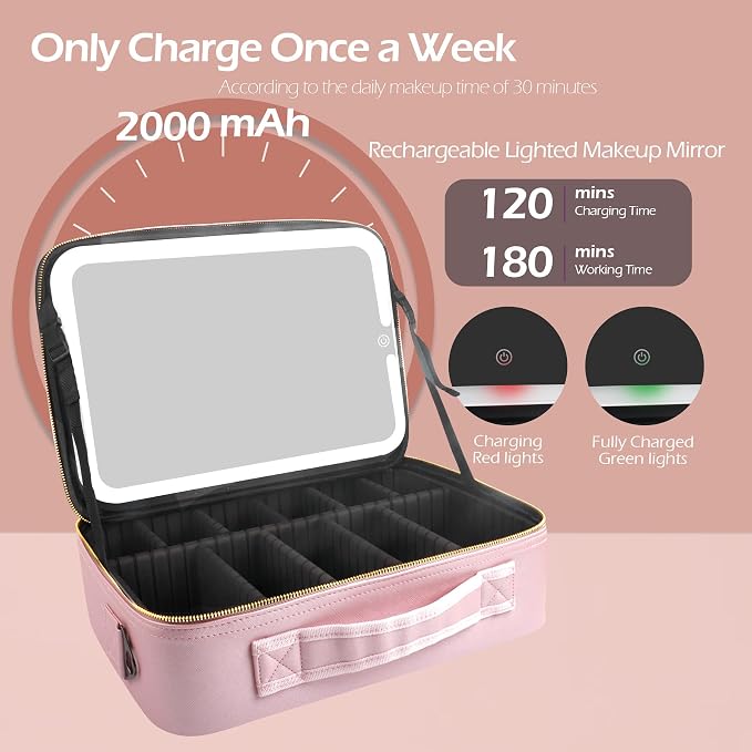 MOMIRA Large Makeup Train Case - Image 3